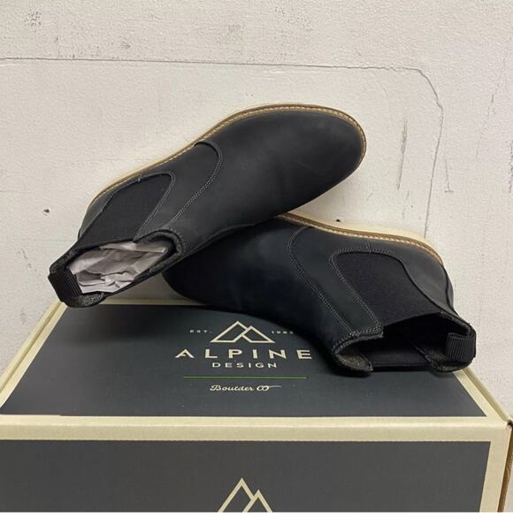 Alpine Design Women's Comfort Blaze Chelsea Boots Black Suede AD23WCW005 - 6.5 - Picture 6 of 8